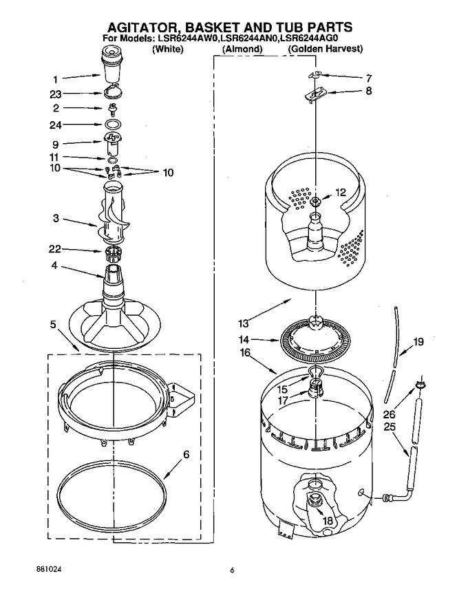 Diagram for LSR6244AW0