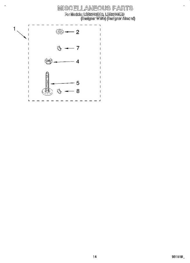 Diagram for LSR8200EZ0