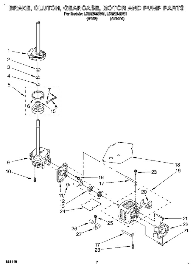 Diagram for LSR8244BW1