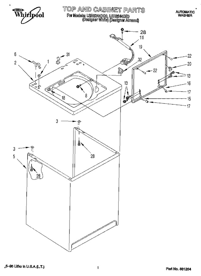 Diagram for LSR8244DZ0