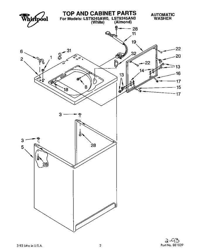 Diagram for LST9245AW0