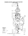 Diagram for 09 - Washer Agitator, Basket And Tub
