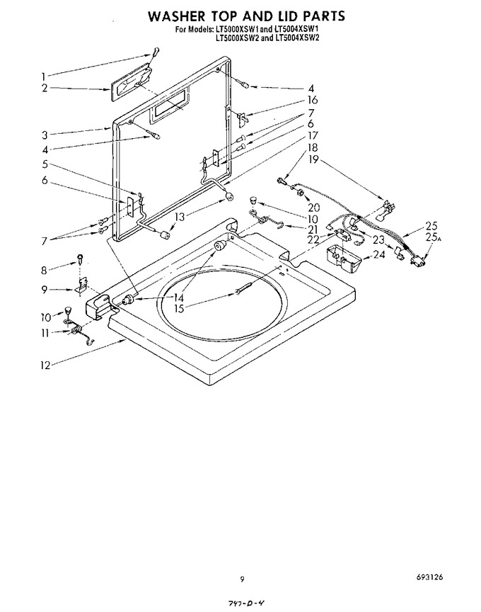 Diagram for LT5000XSW1