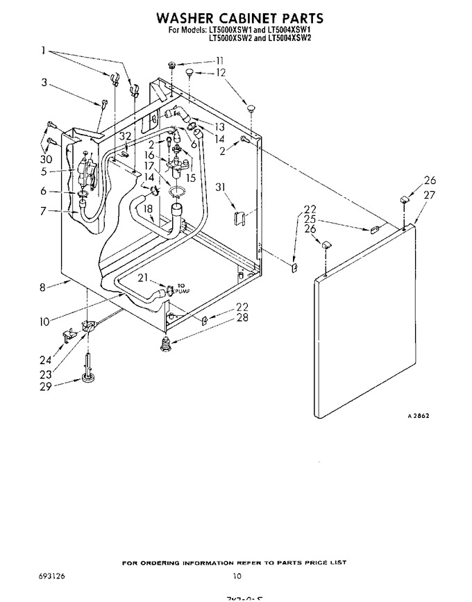 Diagram for LT5000XSW2