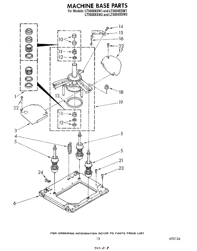 Diagram for LT5000XSW2