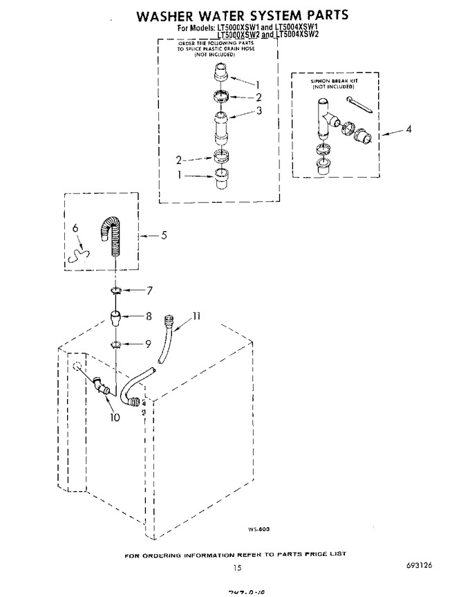 Diagram for LT5000XSW2