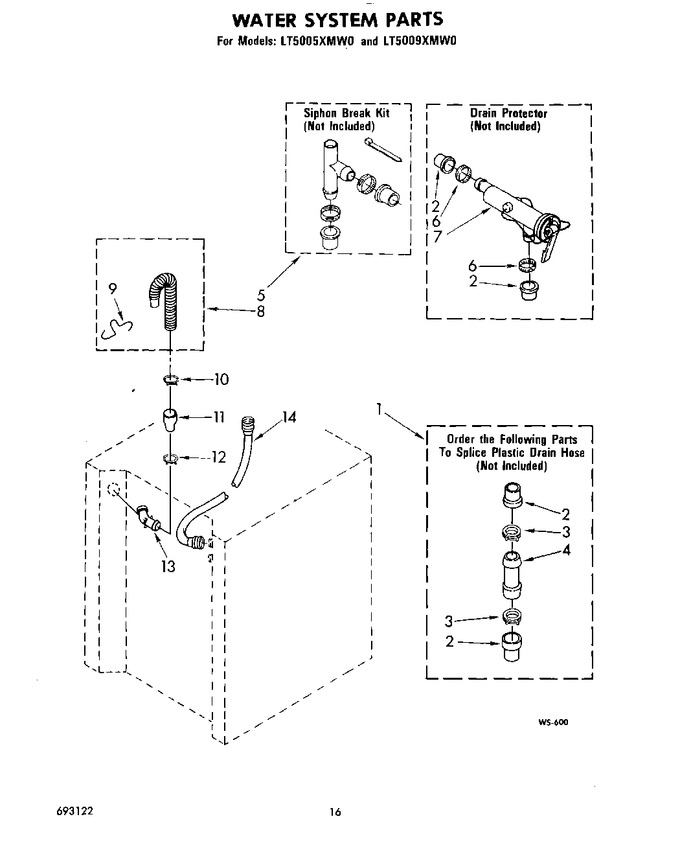 Diagram for LT5009XMW0