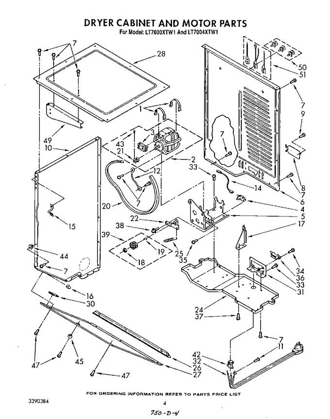 Diagram for LT7000XTW1