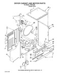 Diagram for 03 - Dryer Cabinet And Motor Parts