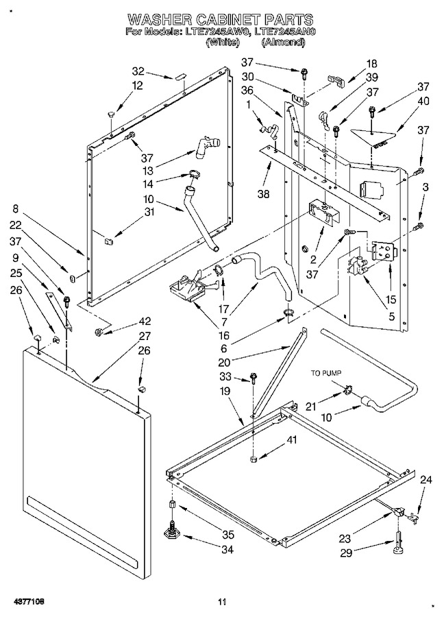 Diagram for LTE7245AW0