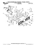 Diagram for 01 - Washer/dryer Control Panel Parts
