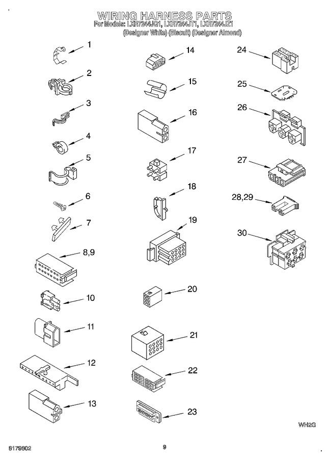 Diagram for LXR7244JT1