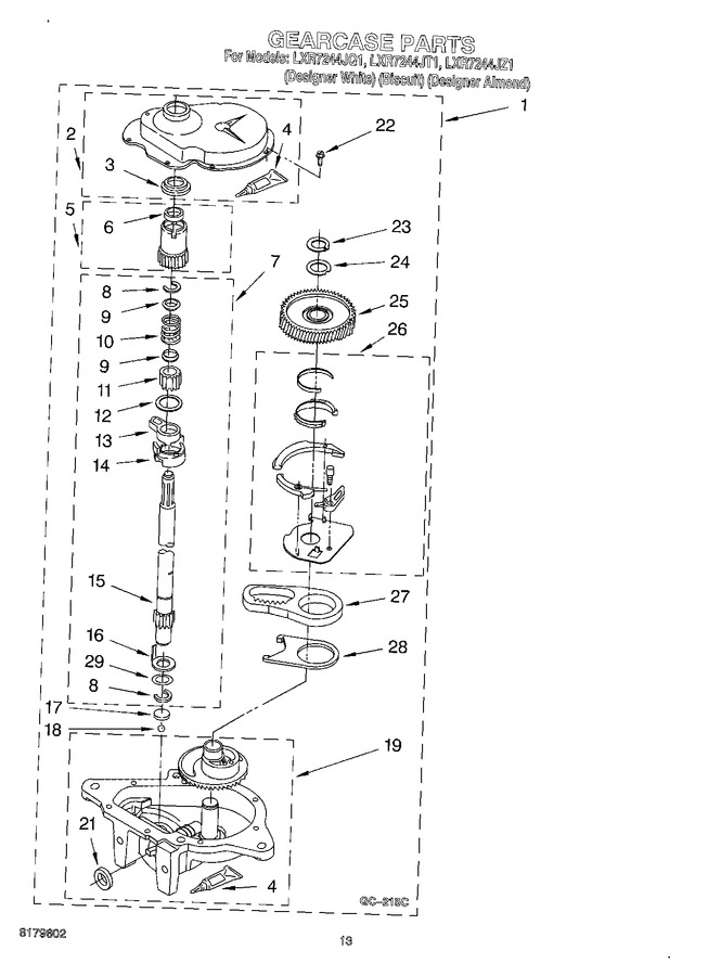 Diagram for LXR7244JT1