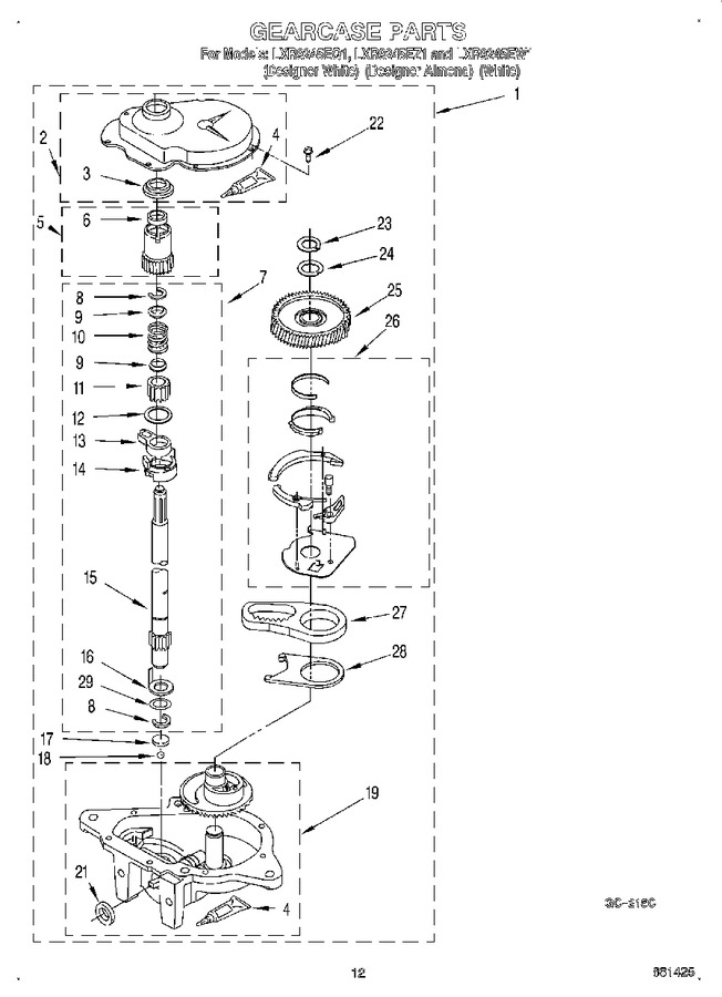 Diagram for LXR9245EZ1
