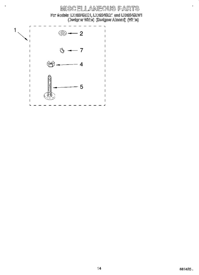 Diagram for LXR9245EZ1