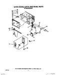 Diagram for 04 - Oven Door, Latch And Panel