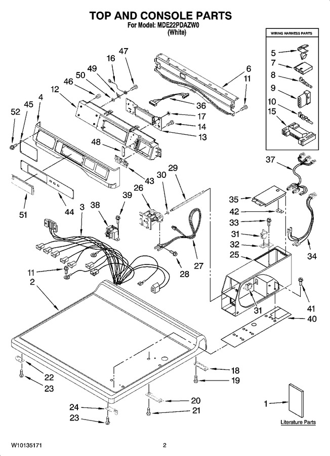 Diagram for MDE22PDAZW0