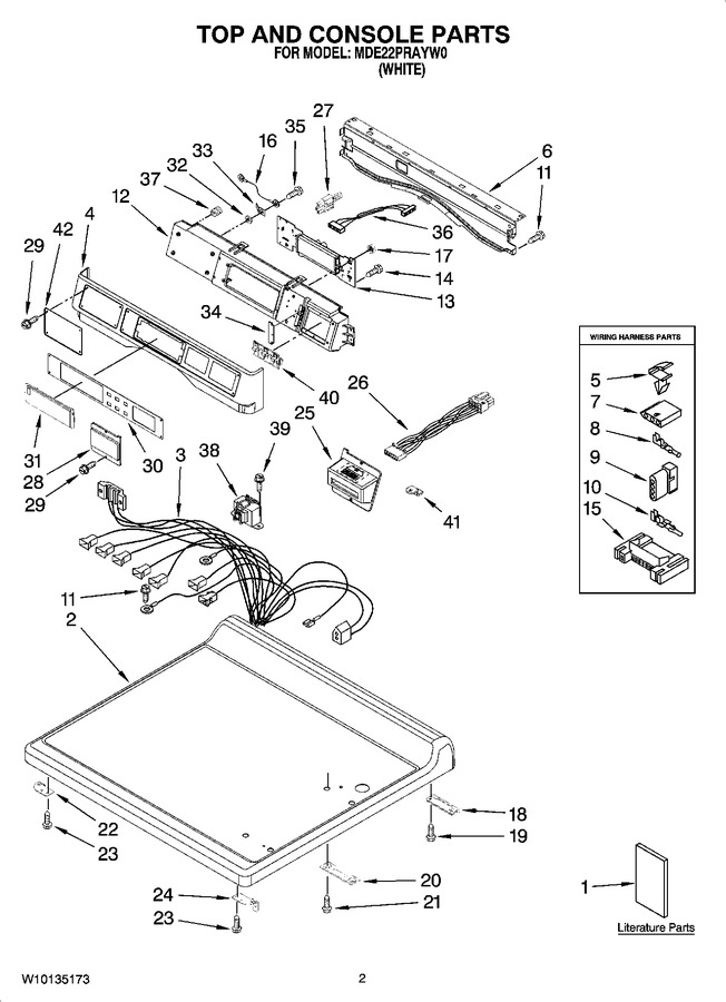 Diagram for MDE22PRAYW0