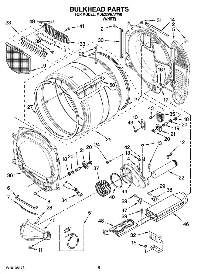 Diagram for MDE22PRAYW0