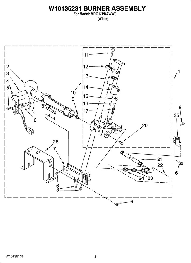 Diagram for MDG17PDAWW0