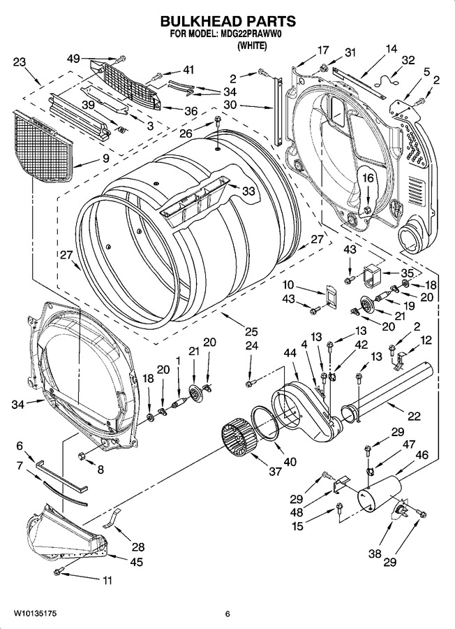 Diagram for MDG22PRAWW0
