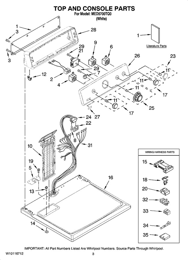 Diagram for MED5700TQ0