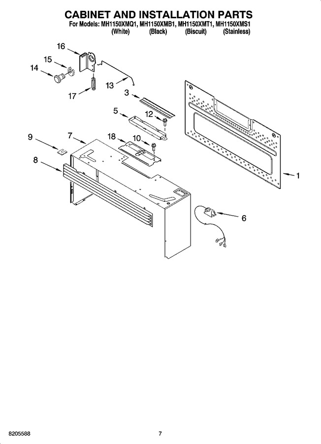 Diagram for MH1150XMT1
