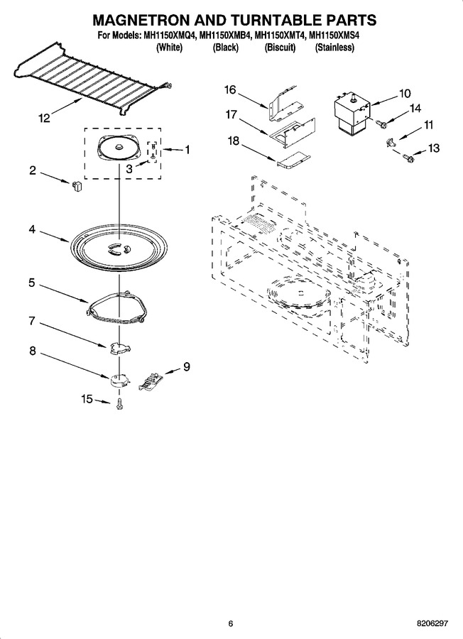 Diagram for MH1150XMB4