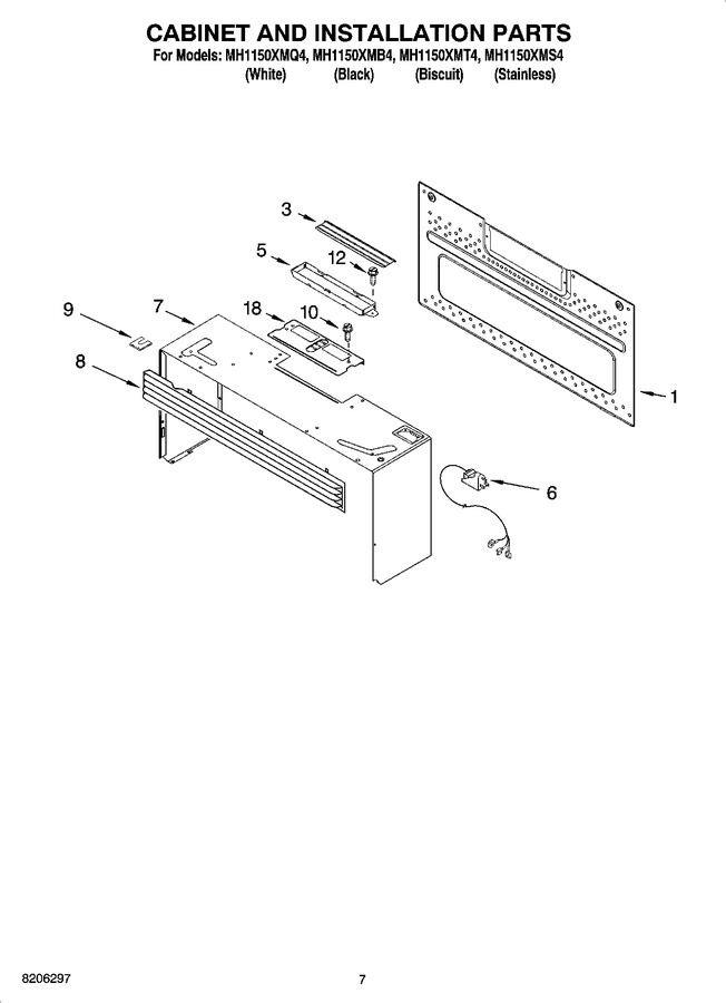 Diagram for MH1150XMS4