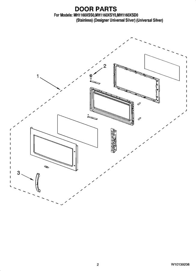 Diagram for MH1160XSS0