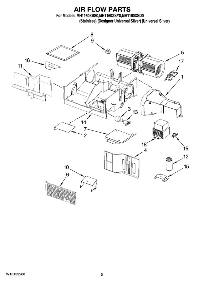 Diagram for MH1160XSS0