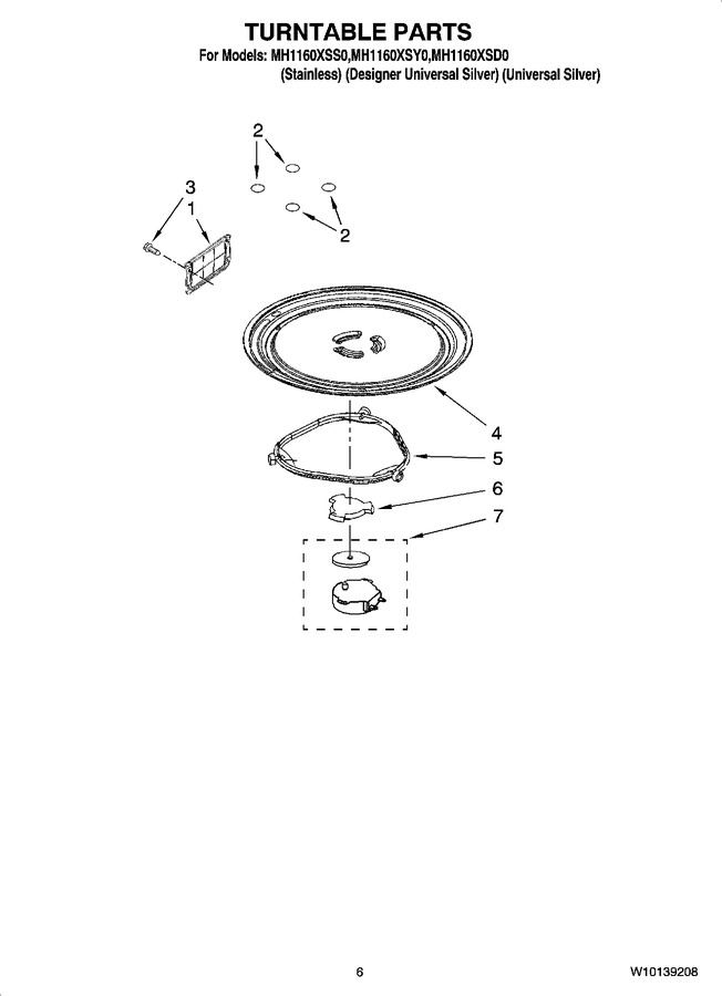 Diagram for MH1160XSS0