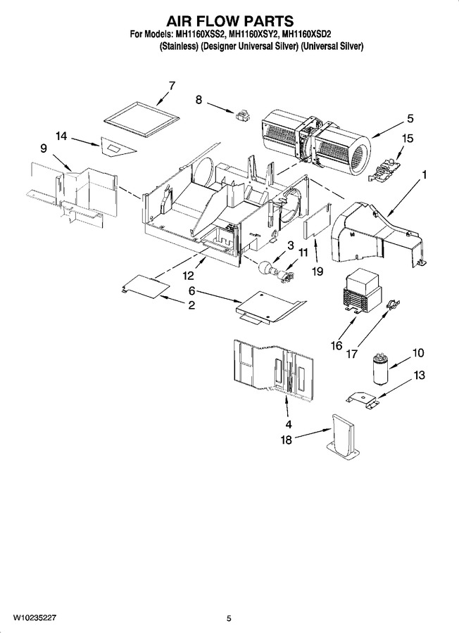 Diagram for MH1160XSD2