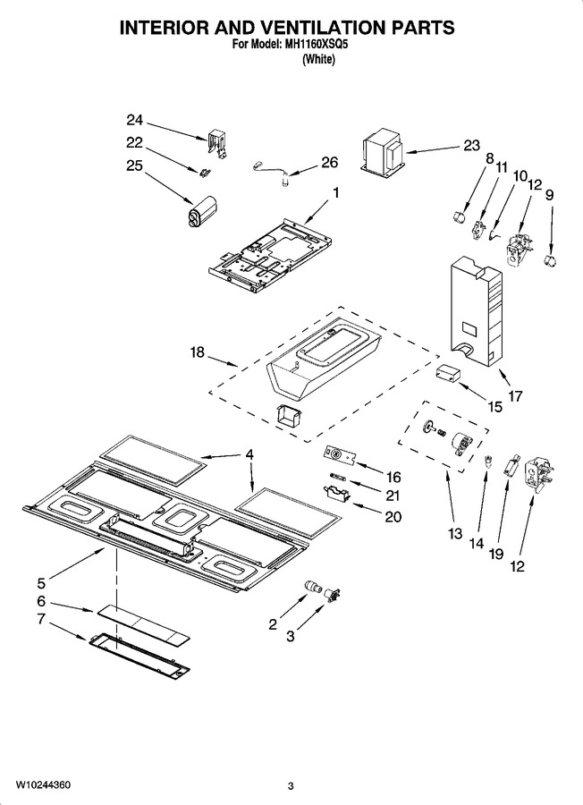 Diagram for MH1160XSQ5