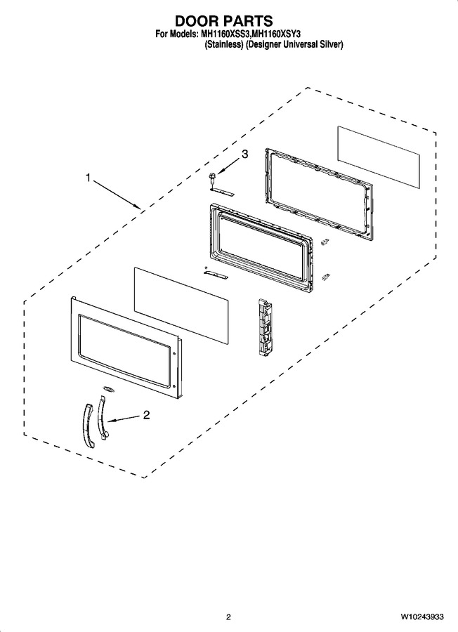 Diagram for MH1160XSS3
