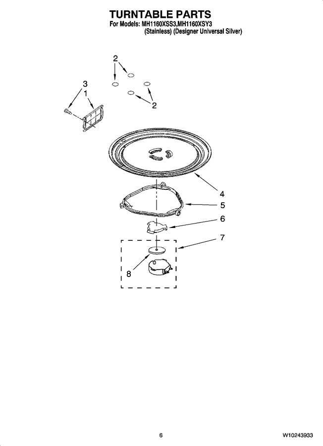 Diagram for MH1160XSS3