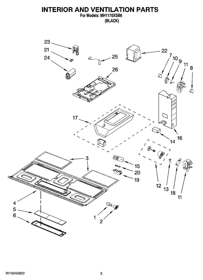 Diagram for MH1170XSB6