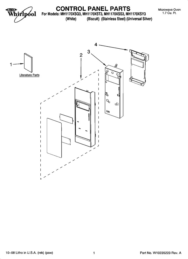 Diagram for MH1170XST3