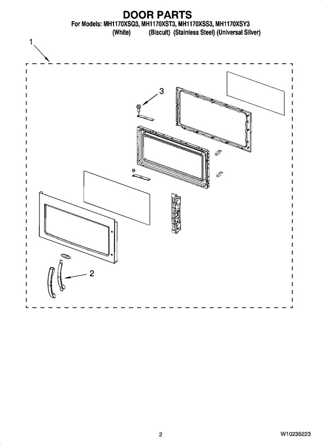 Diagram for MH1170XSY3