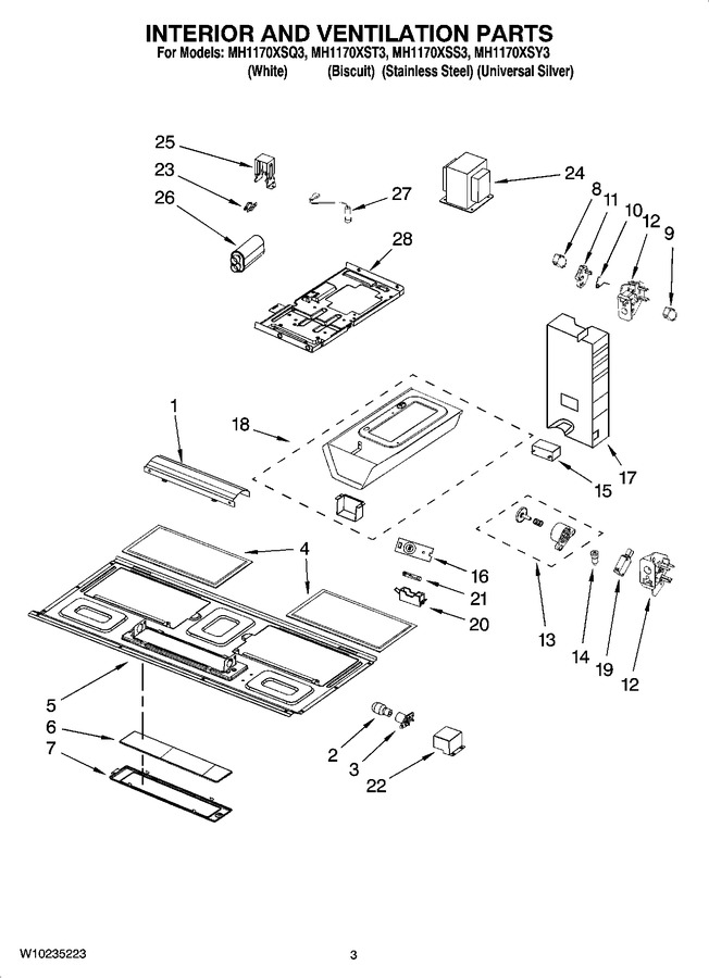 Diagram for MH1170XSQ3