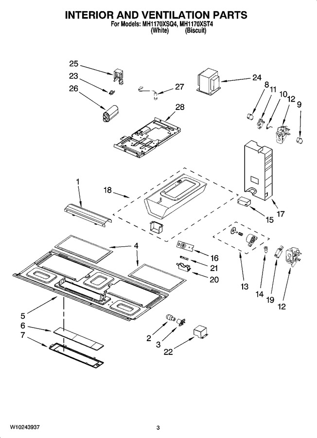 Diagram for MH1170XSQ4