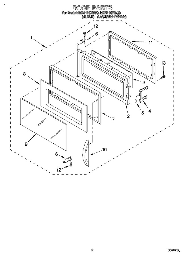Diagram for MH6110XBQ0