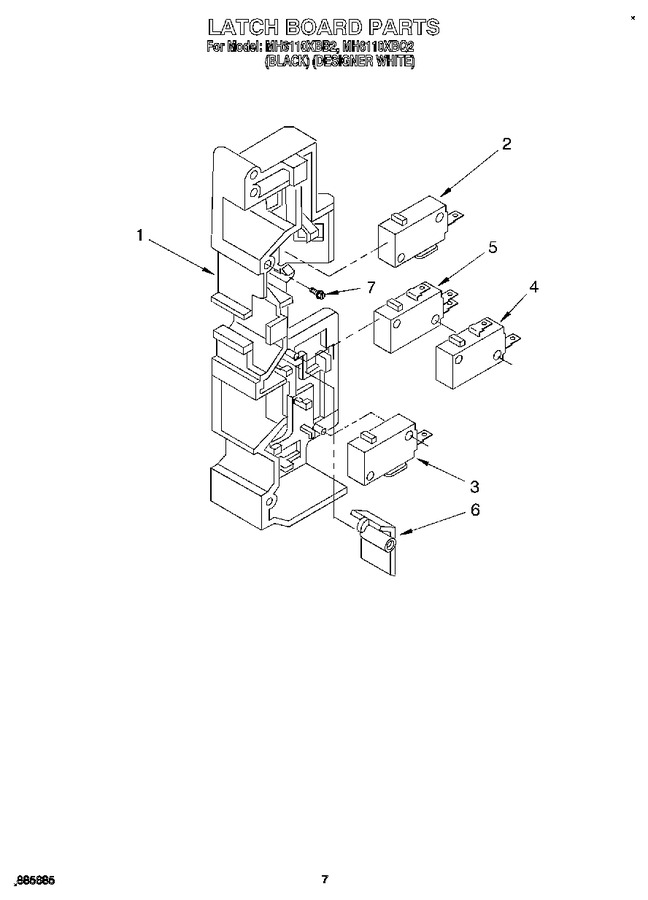 Diagram for MH6110XBB2
