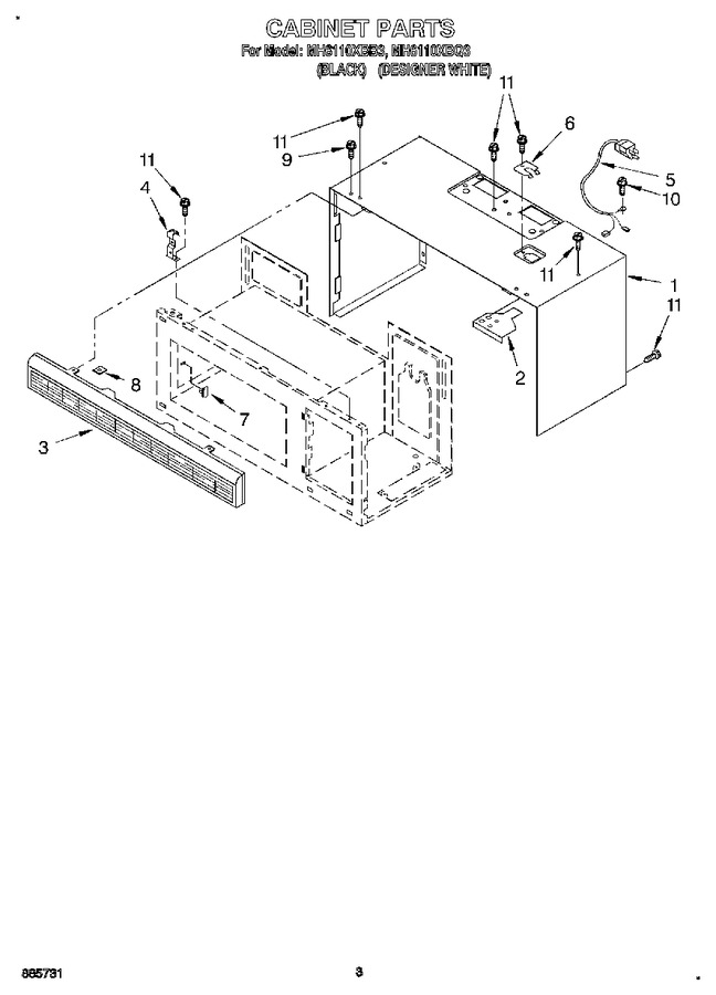 Diagram for MH6110XBQ3