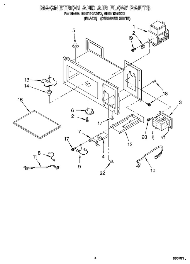 Diagram for MH6110XBQ3