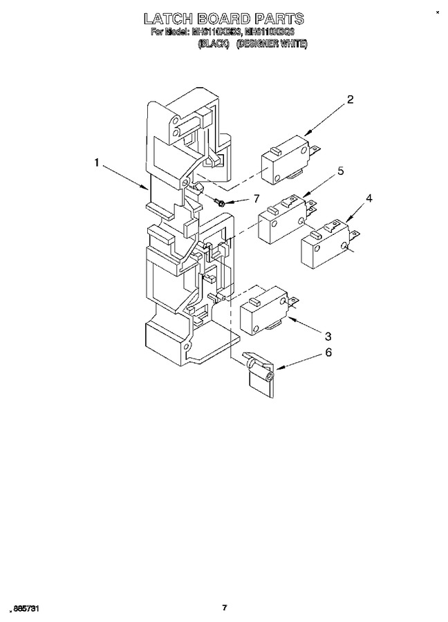 Diagram for MH6110XBQ3