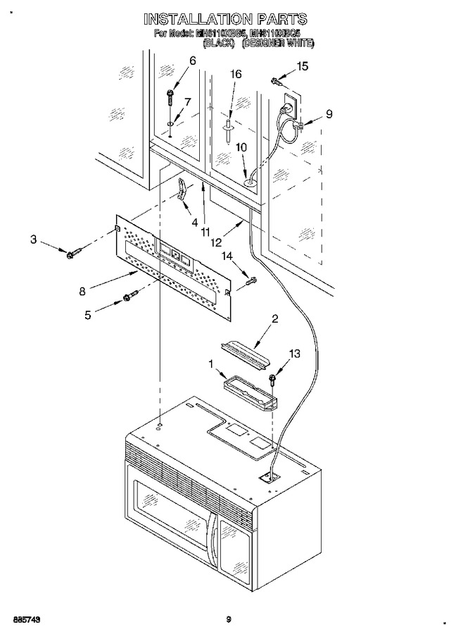 Diagram for MH6110XBQ5