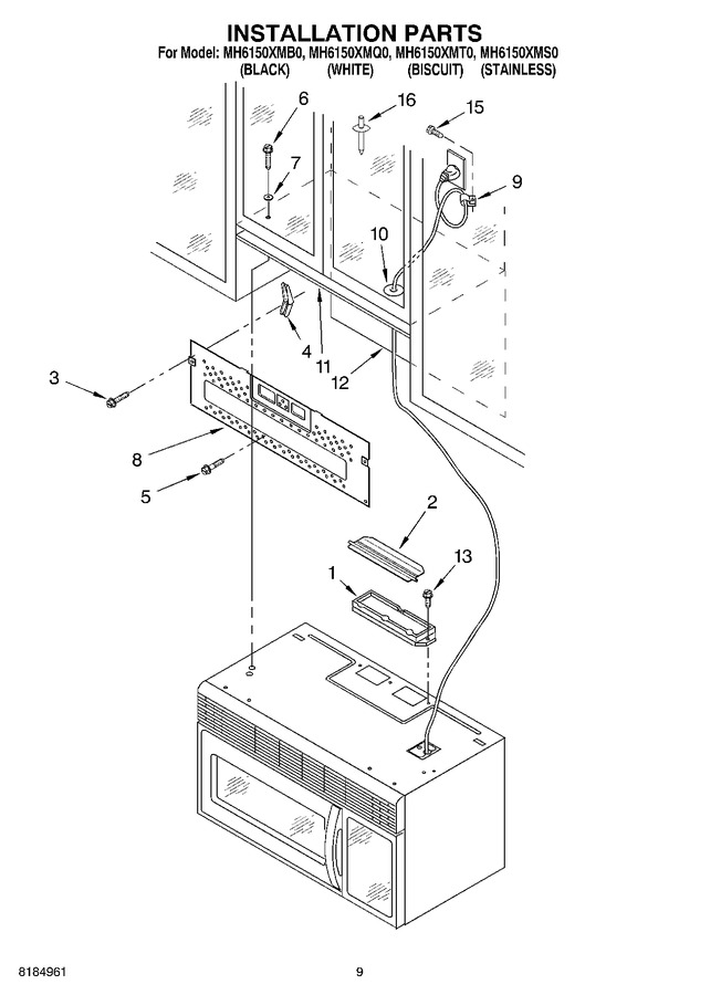 Diagram for MH6150XMQ0