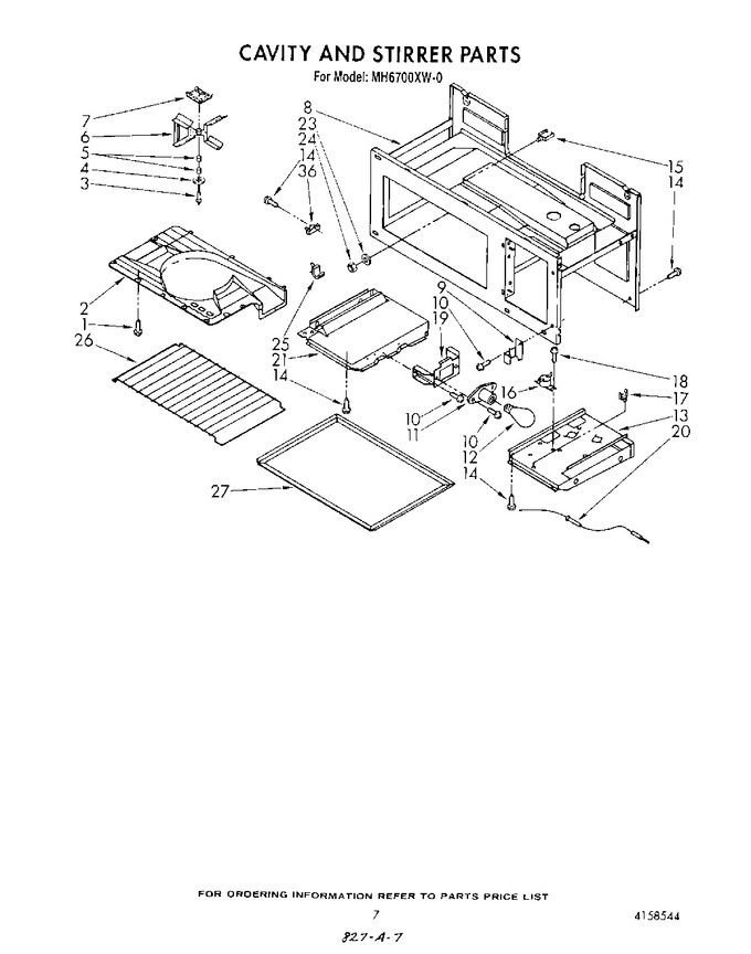 Diagram for MH6700XW0