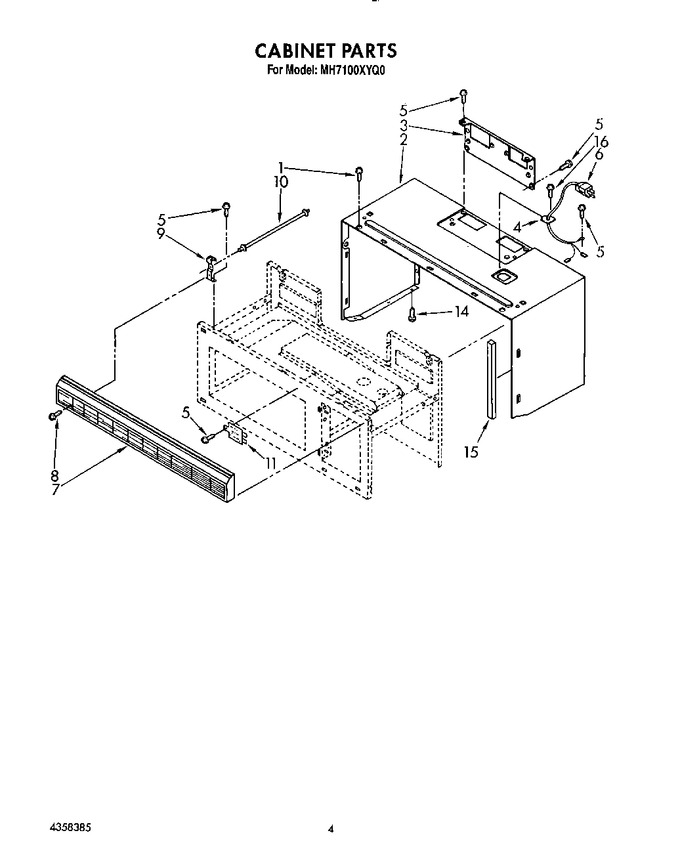 Diagram for MH7100XYB0
